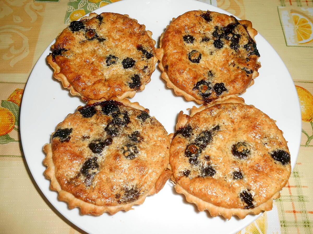 recette TARTELETTES AUX MURES SAUVAGES