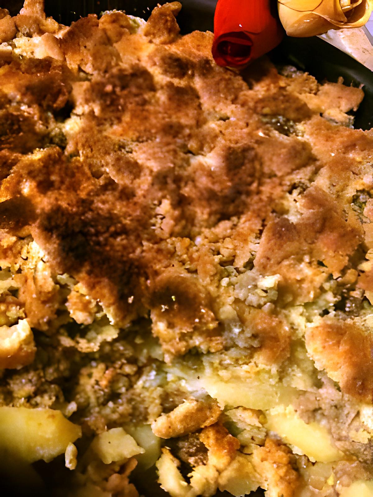 recette CRUMBLE   D'AGNEAU   A   LA   CORIANDRE