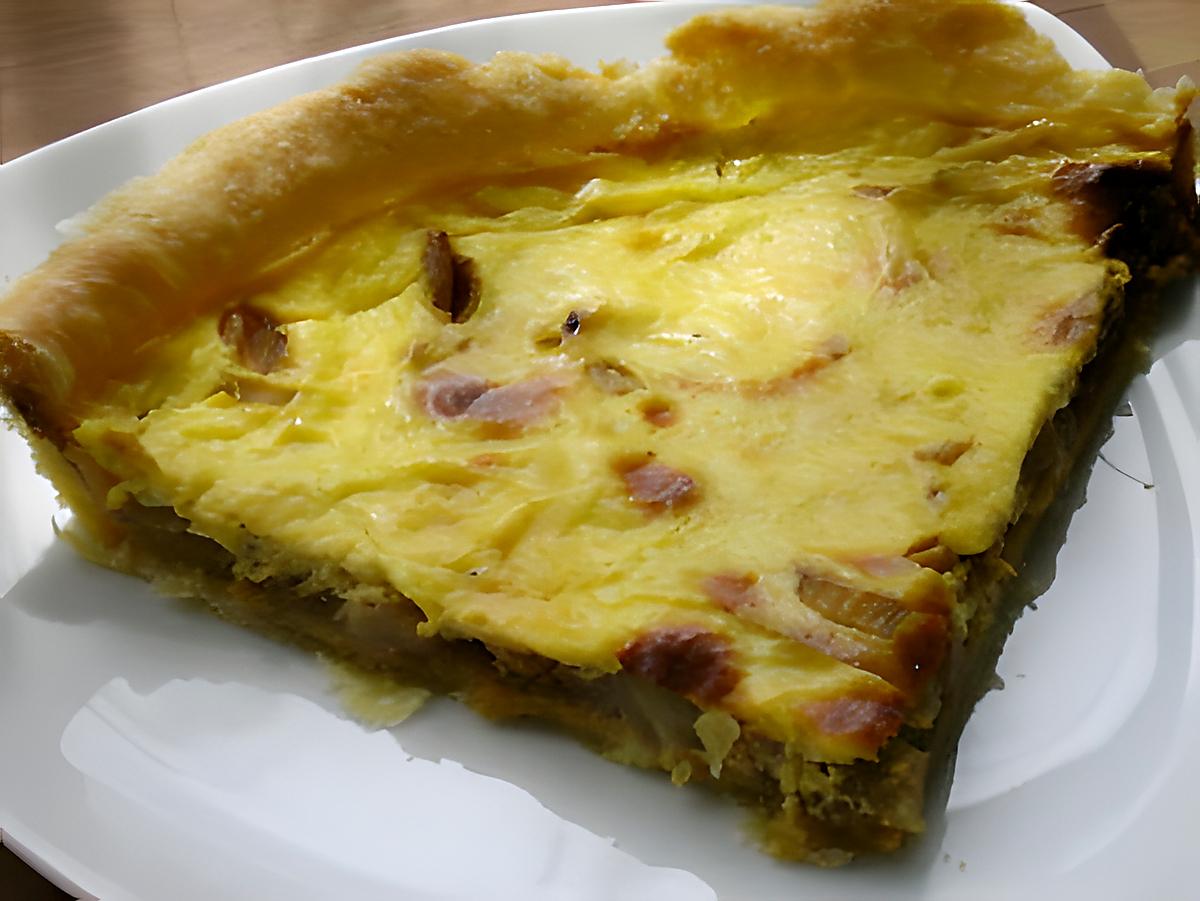 recette quiche aux oignons