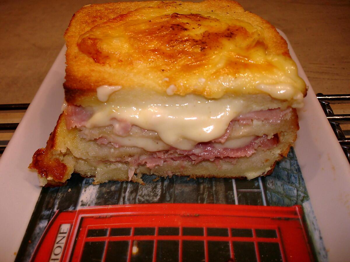 recette Croque cake à la raclette