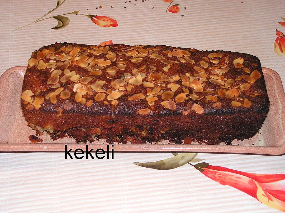 recette Cake aux pommes et aux amandes