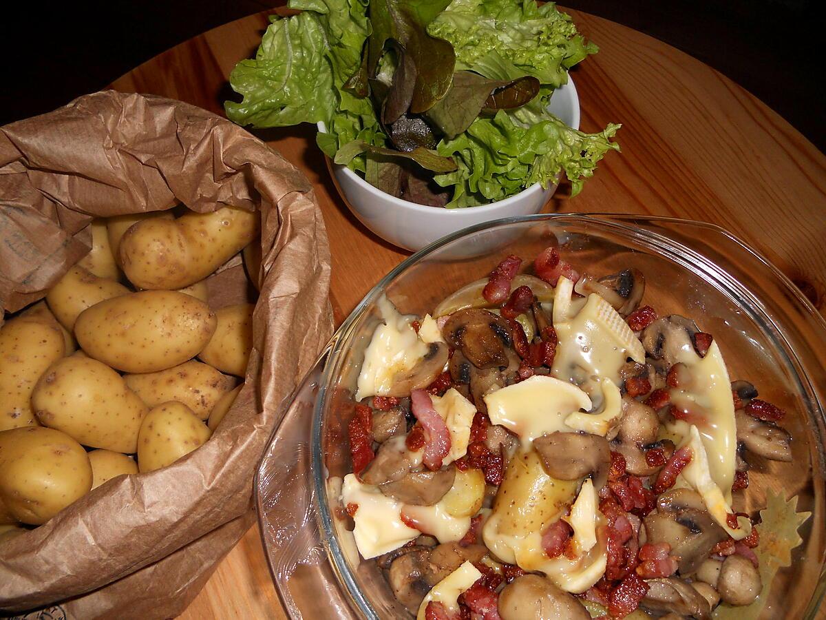 recette Pommes de terre au reblochon
