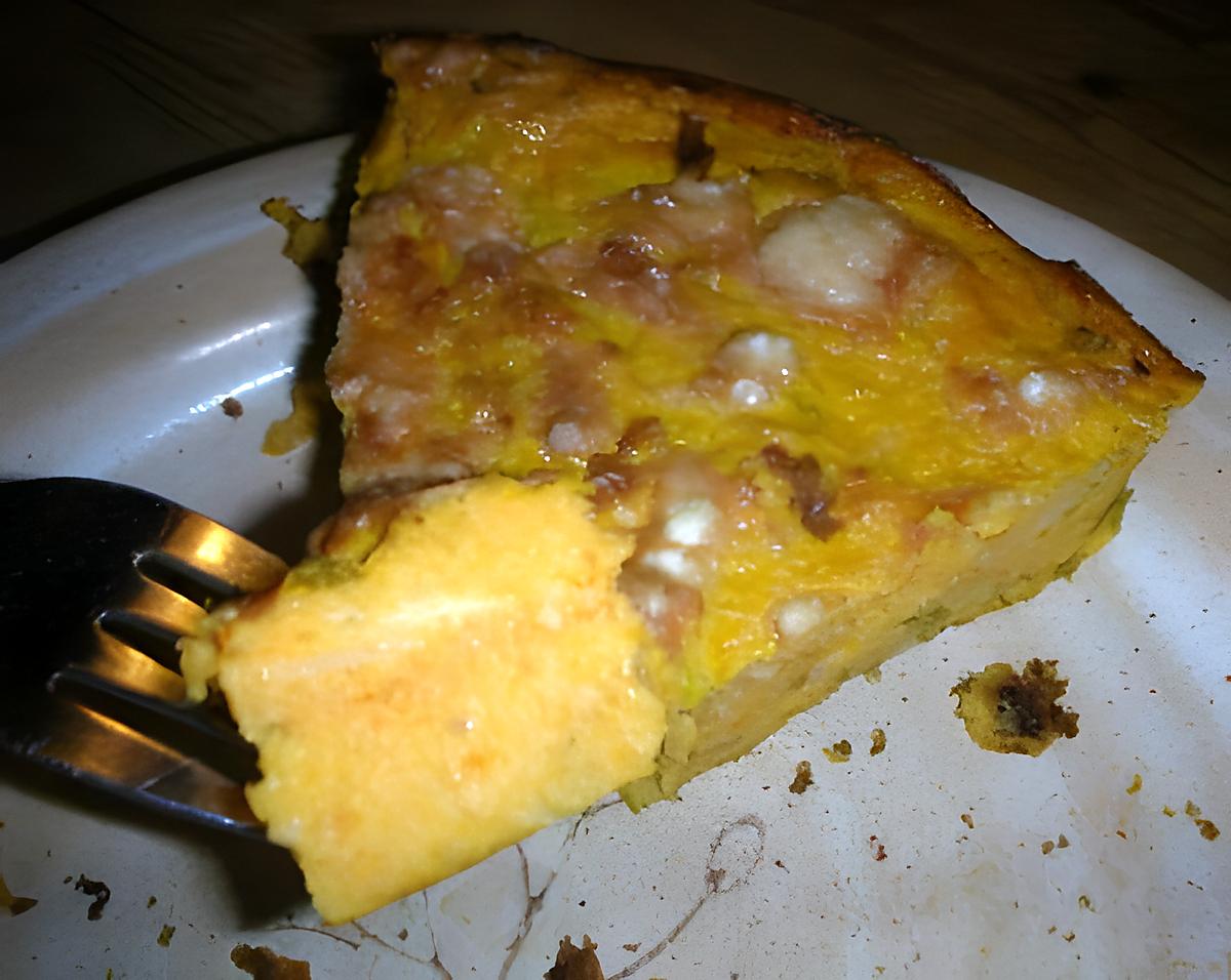 recette Quiche au potiron & céleri