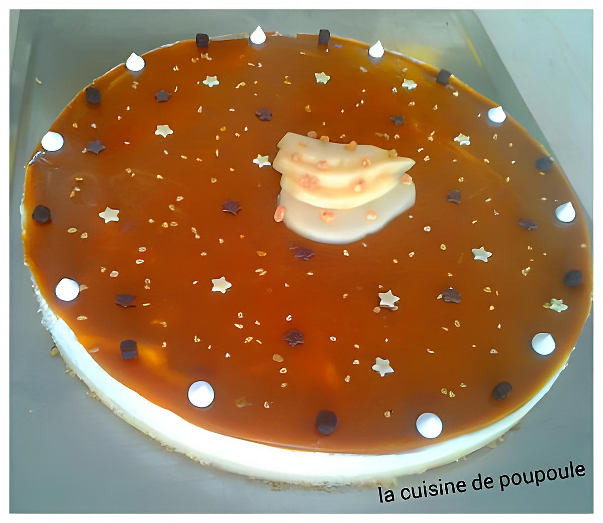 recette Bavarois poire et caramel au beurre salé