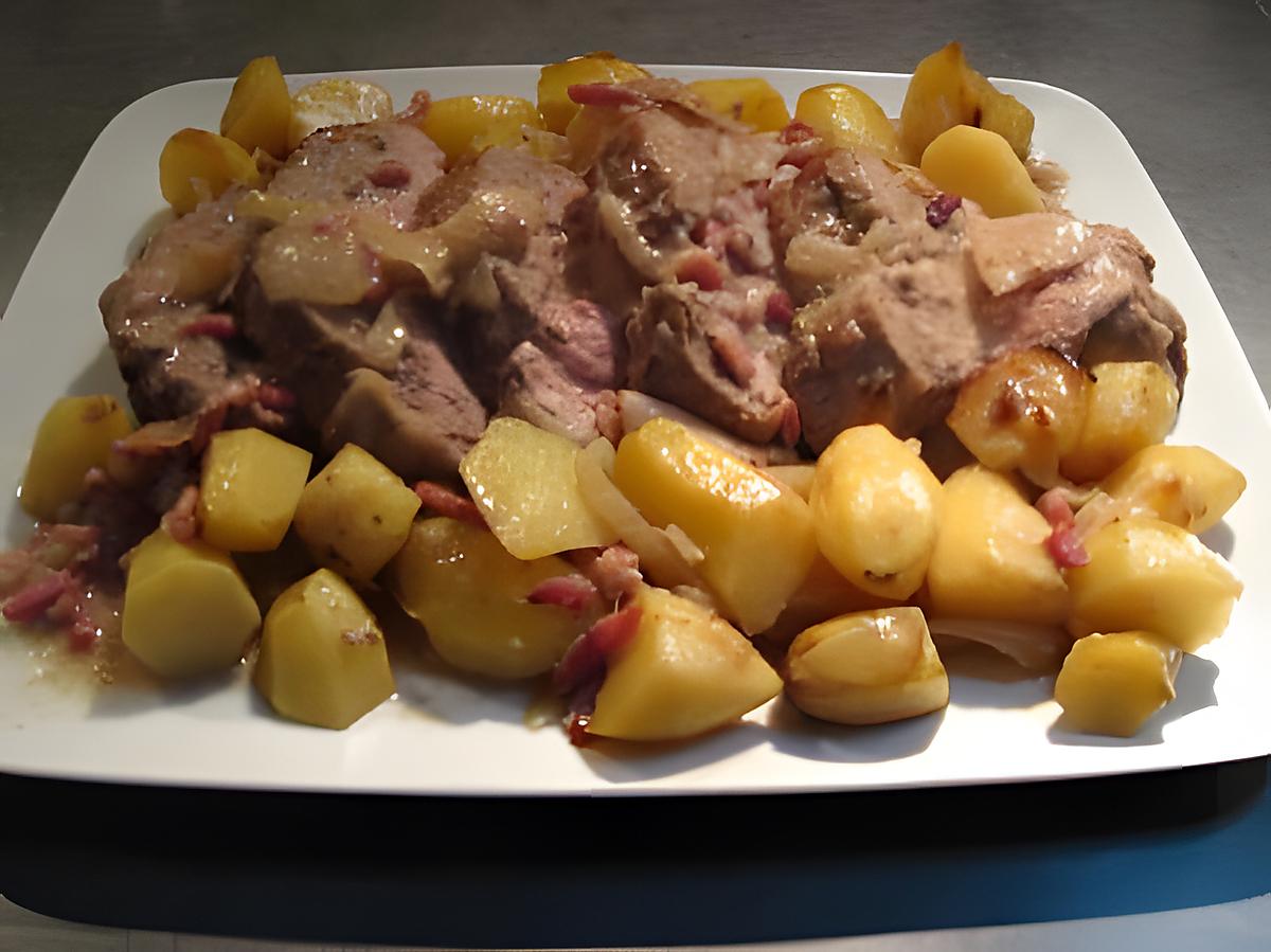 recette rôti de veau paysanne