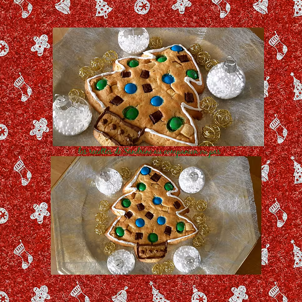 recette Cookies sapin de noël (au companion ou autres robots)