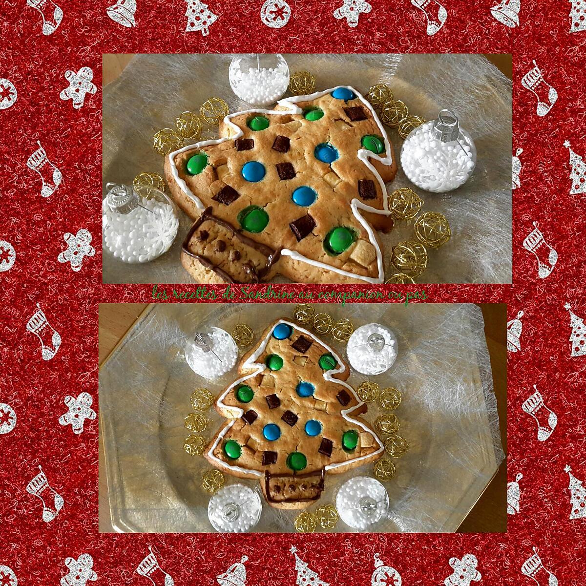 recette Cookies sapin de noël (au companion ou autres robots)