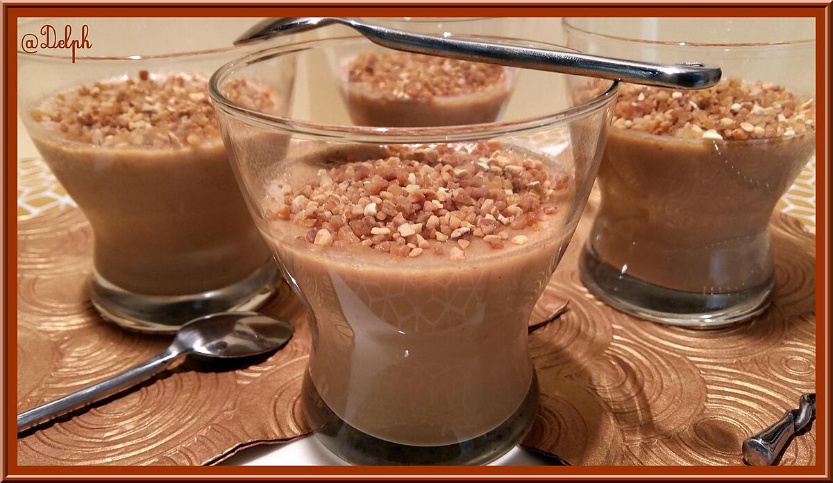 recette Panna cotta au praliné allégée