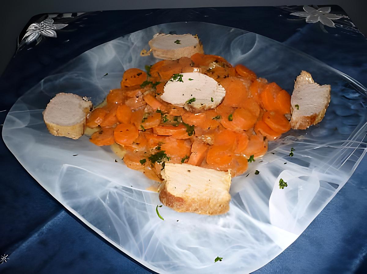 recette Filet mignon au vin blanc et ses petites carottes persillées
