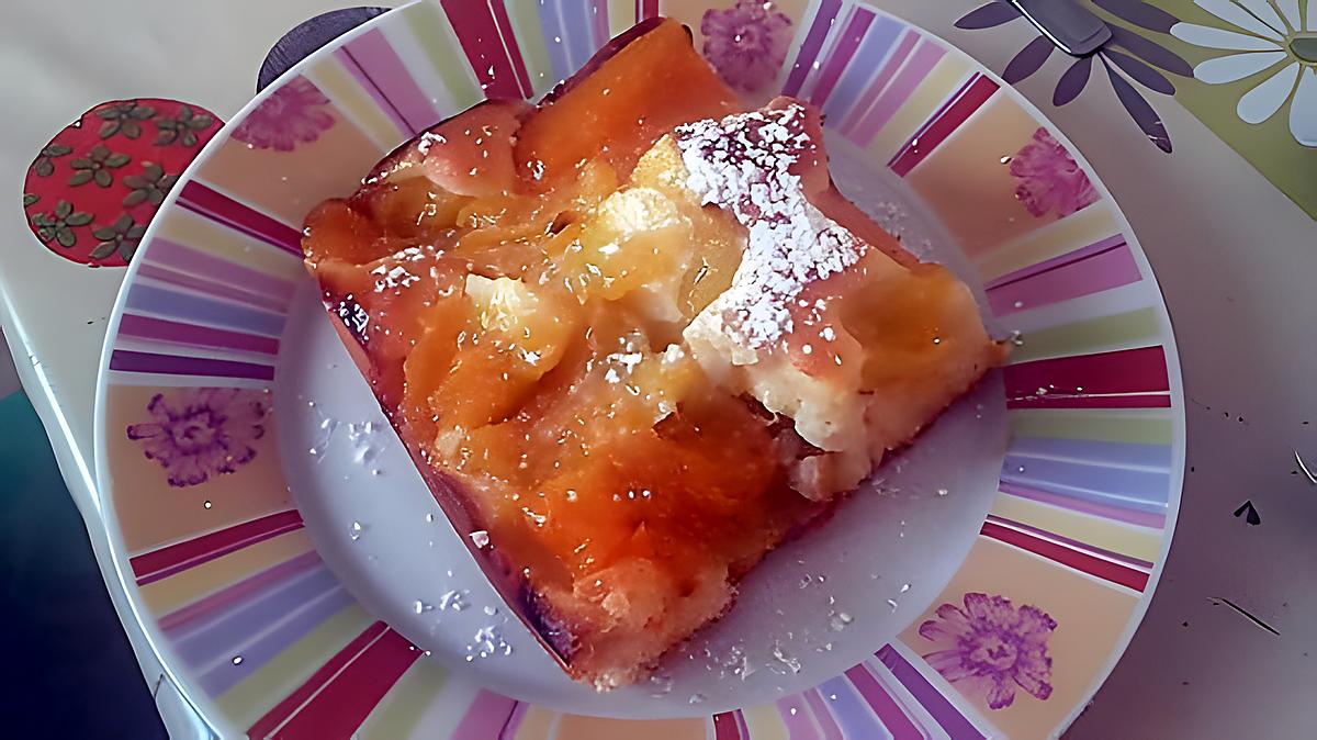 recette GÂTEAU AUX ABRICOTS