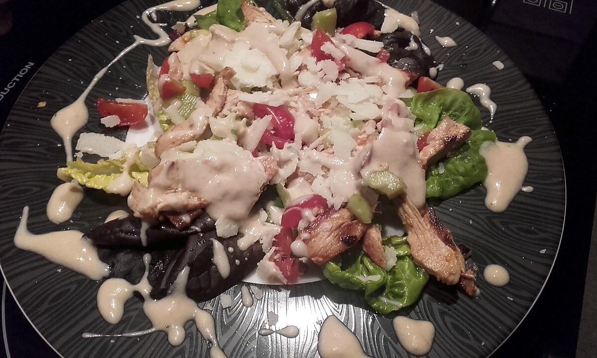 recette Salade au poulet tandoori