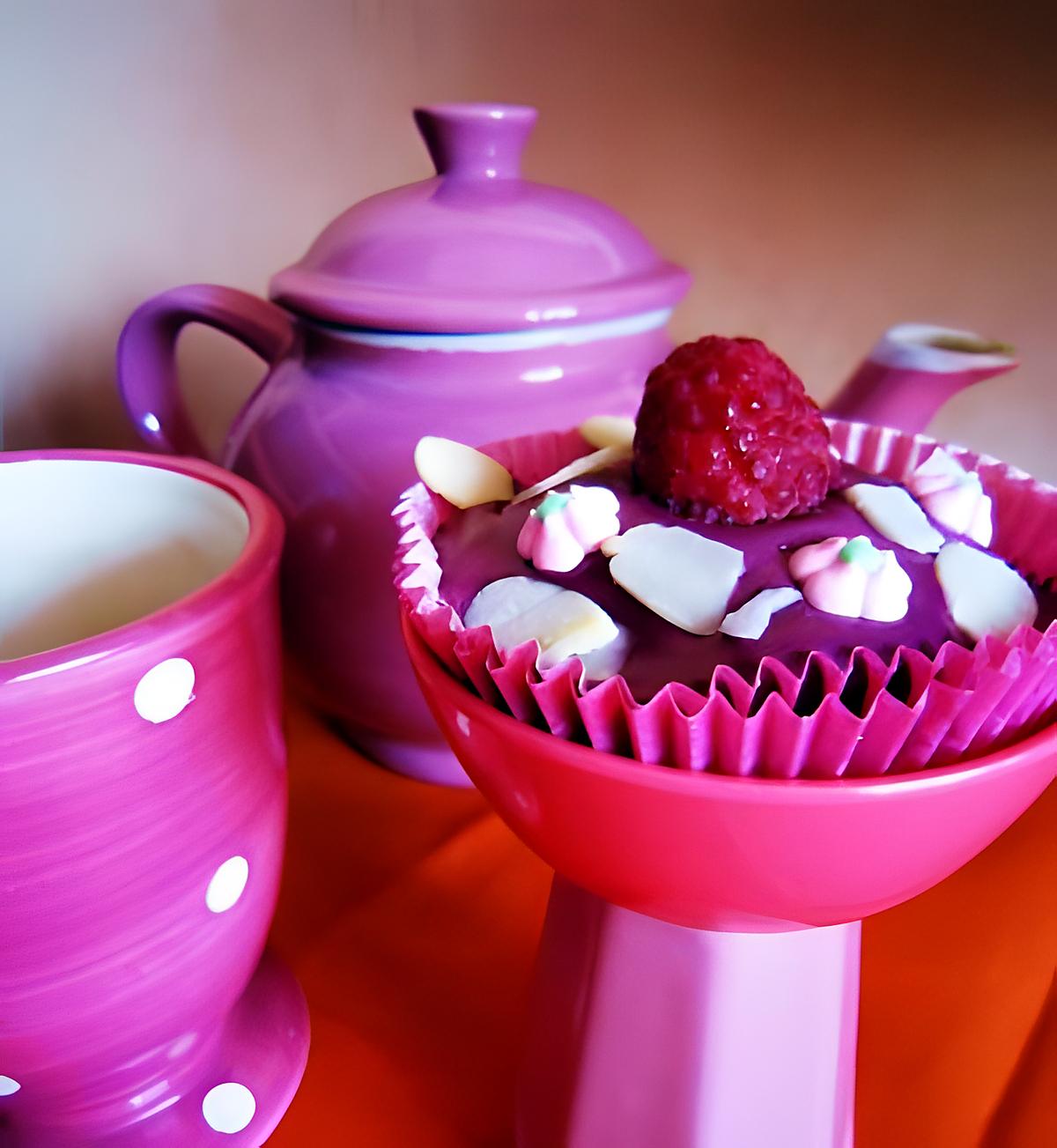 recette Cupcakes choco-framboise