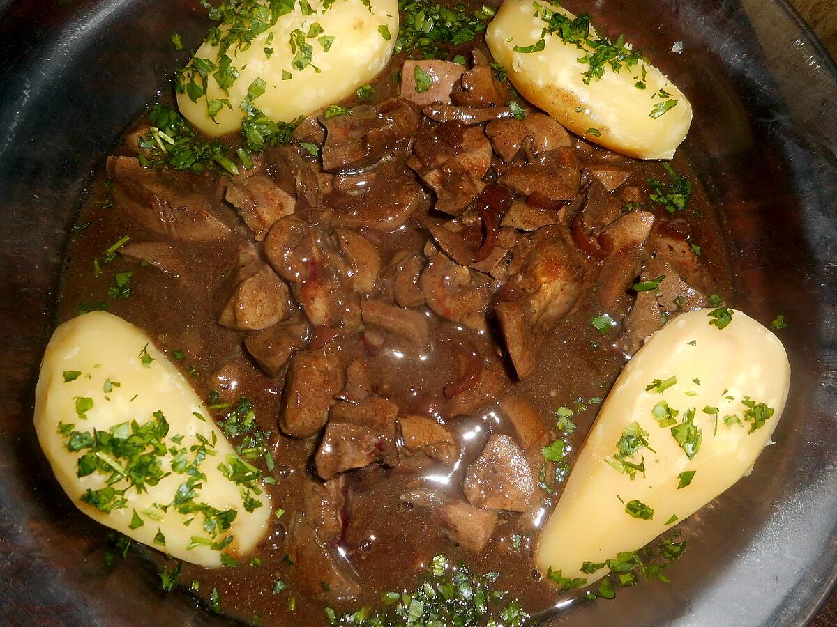 recette Rognon de boeuf au beaujolais