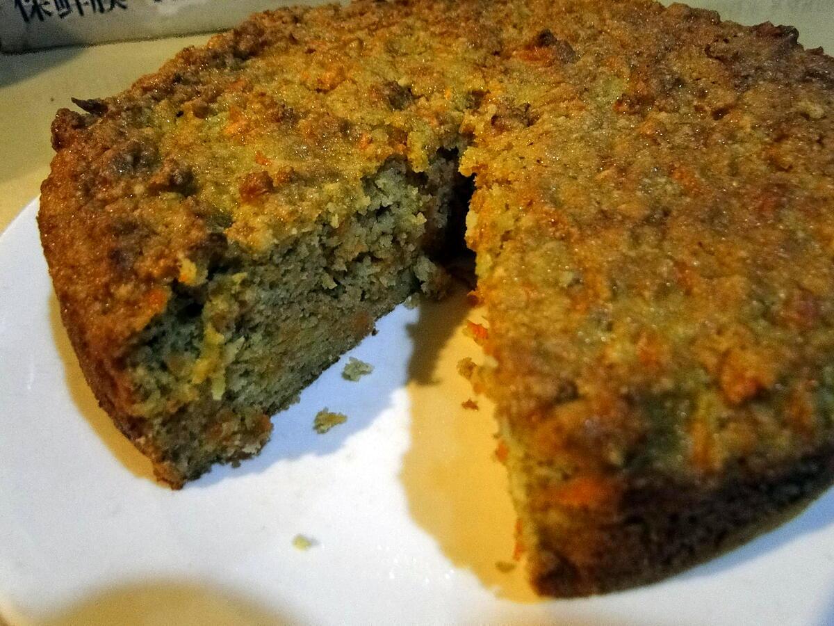 recette Gâteau aux carottes avec noix et amandes