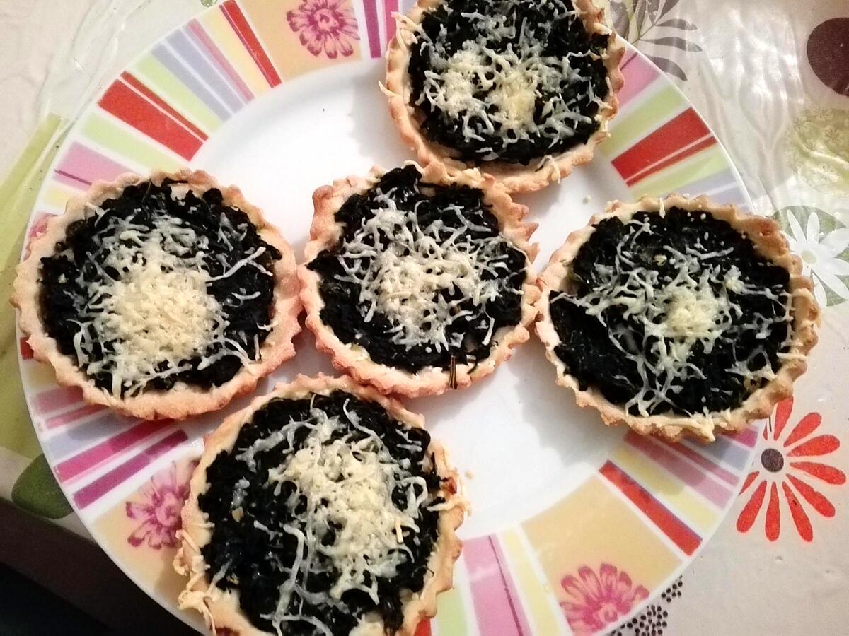 recette TARTELETTE AUX ÉPINARD