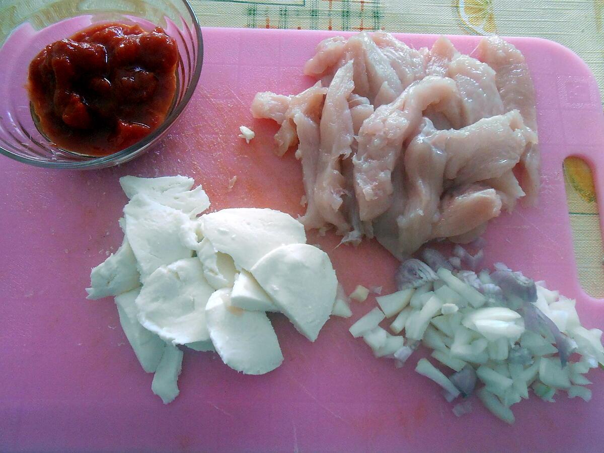 recette POULET TRICOLORE