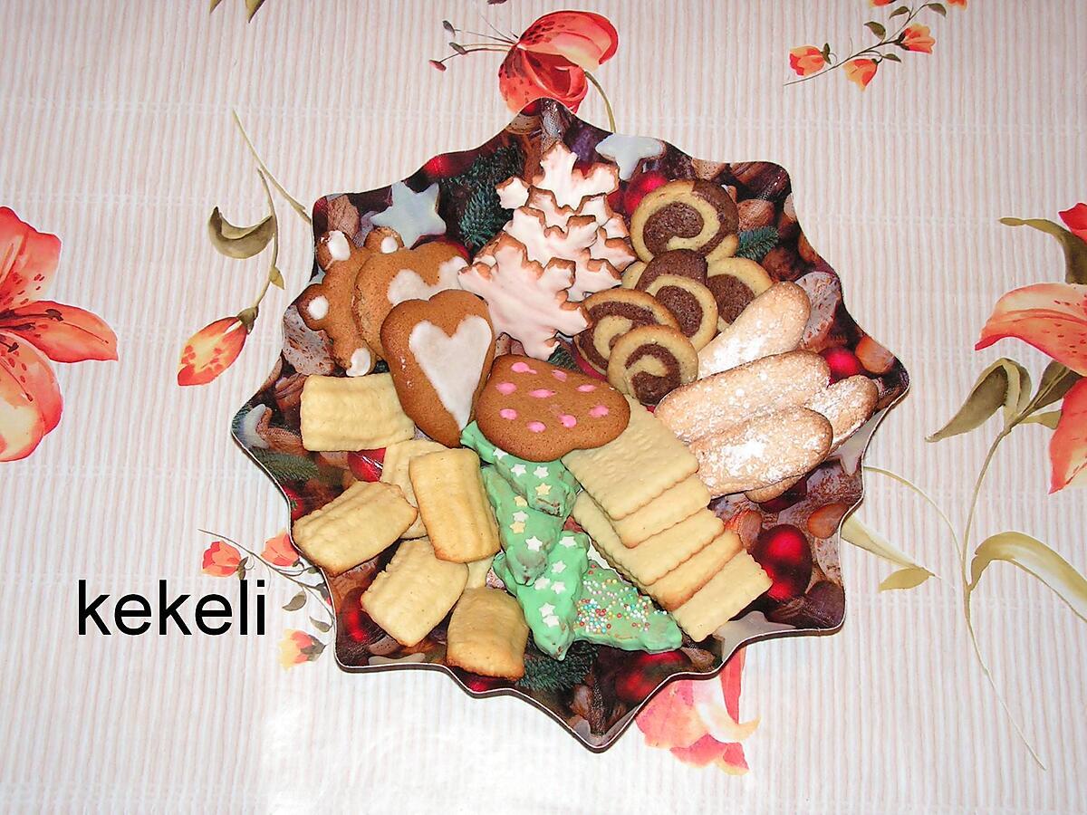 recette Assiette de petits biscuits