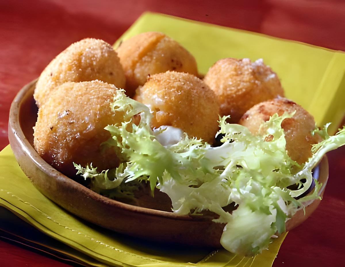 recette CROQUETTES DE MOZZARELLA