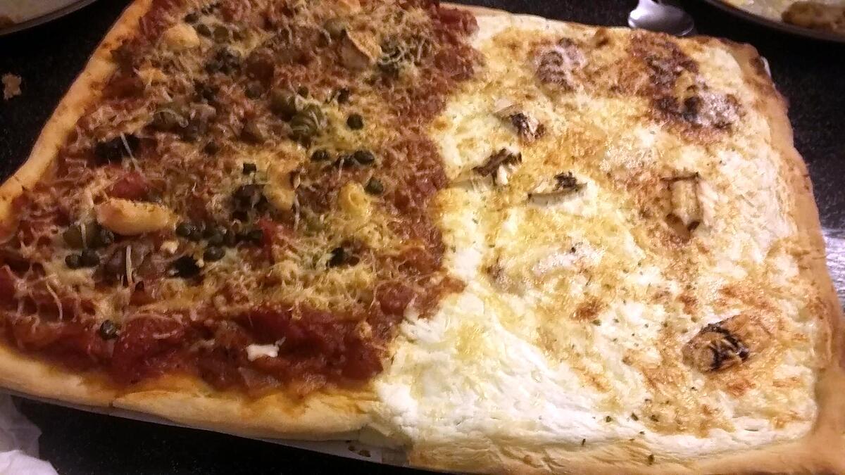 recette Duo de pizza