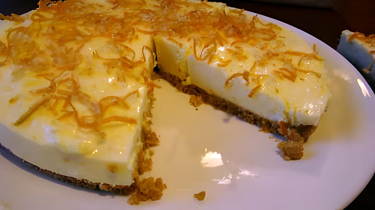 recette Gâteau au fromage blanc et au citron