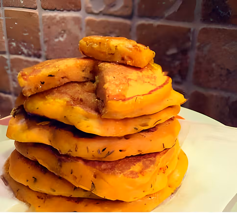 recette Pancakes de butternut, chèvre & miel