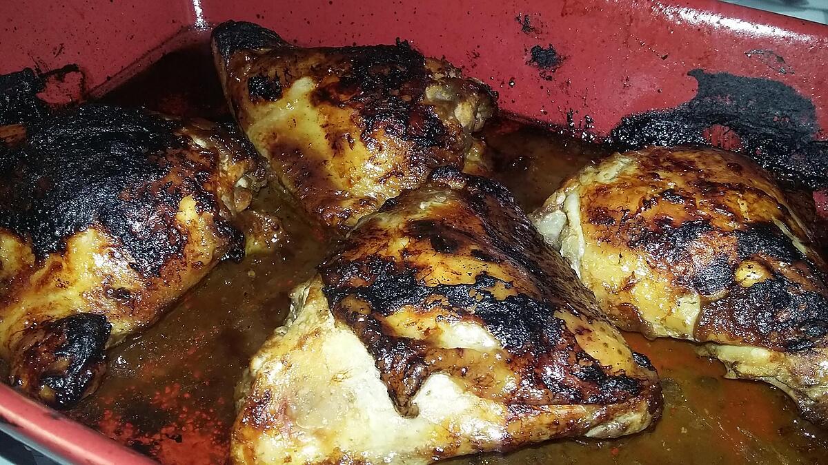 recette Hauts de cuisses de poulet rôtis a la sauce tamarin