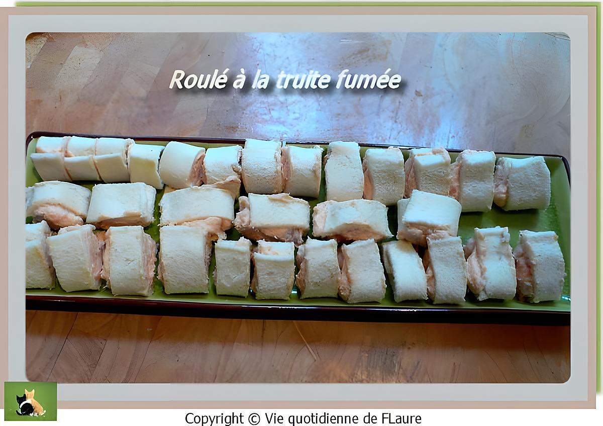 recette Roulé à la truite fumée