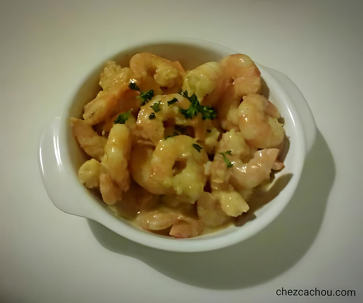 recette Crevettes marinées à la thaï