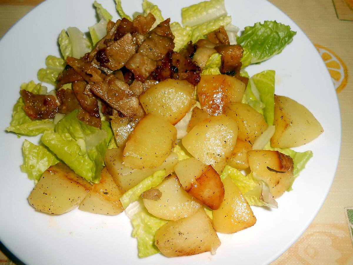 recette VIANDE KEBAB AUX POMMES DE TERRE SAUTEEES