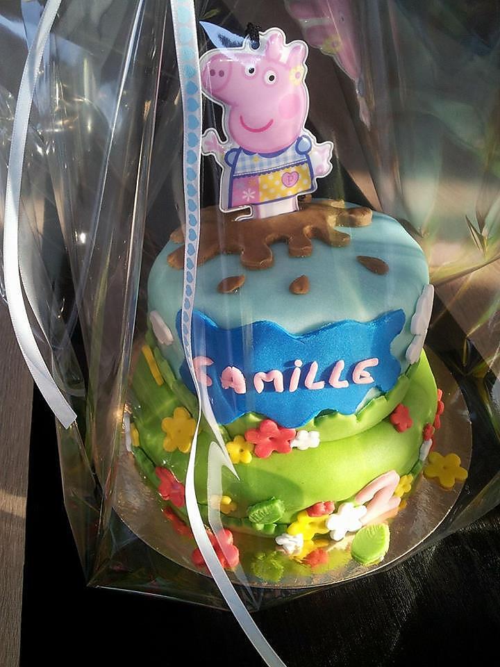 recette Gâteau d'anniversaire:Peppa Pig