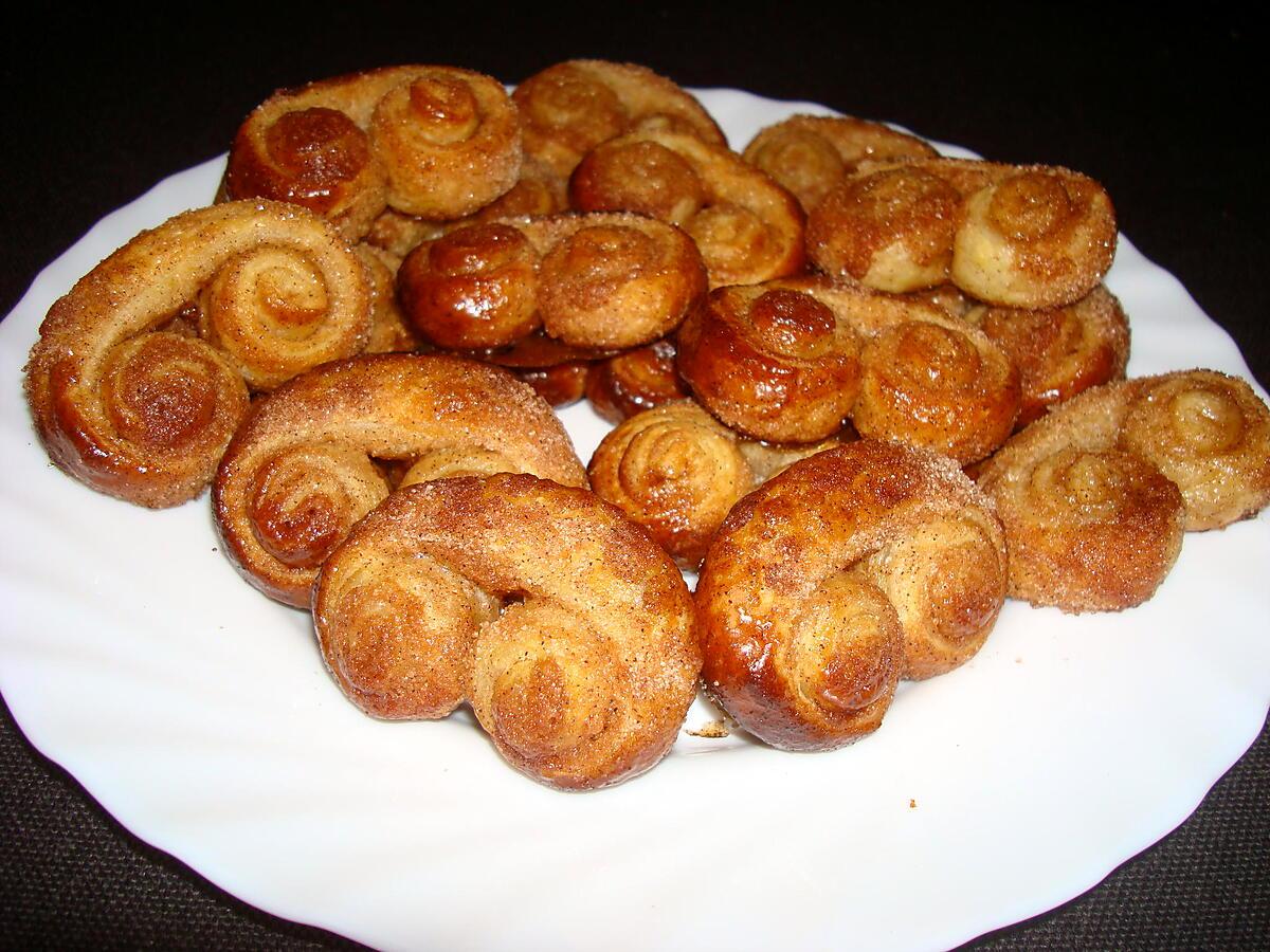 recette Palmiers sucre/cannelle