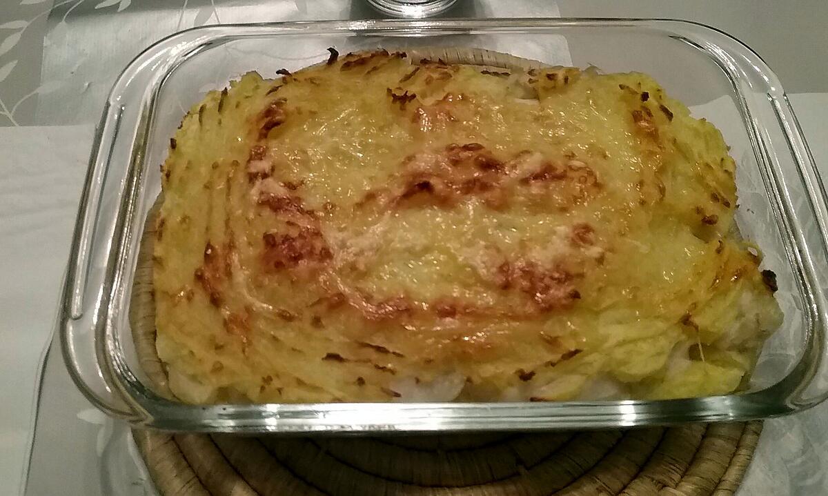 recette Gratiné de merlan