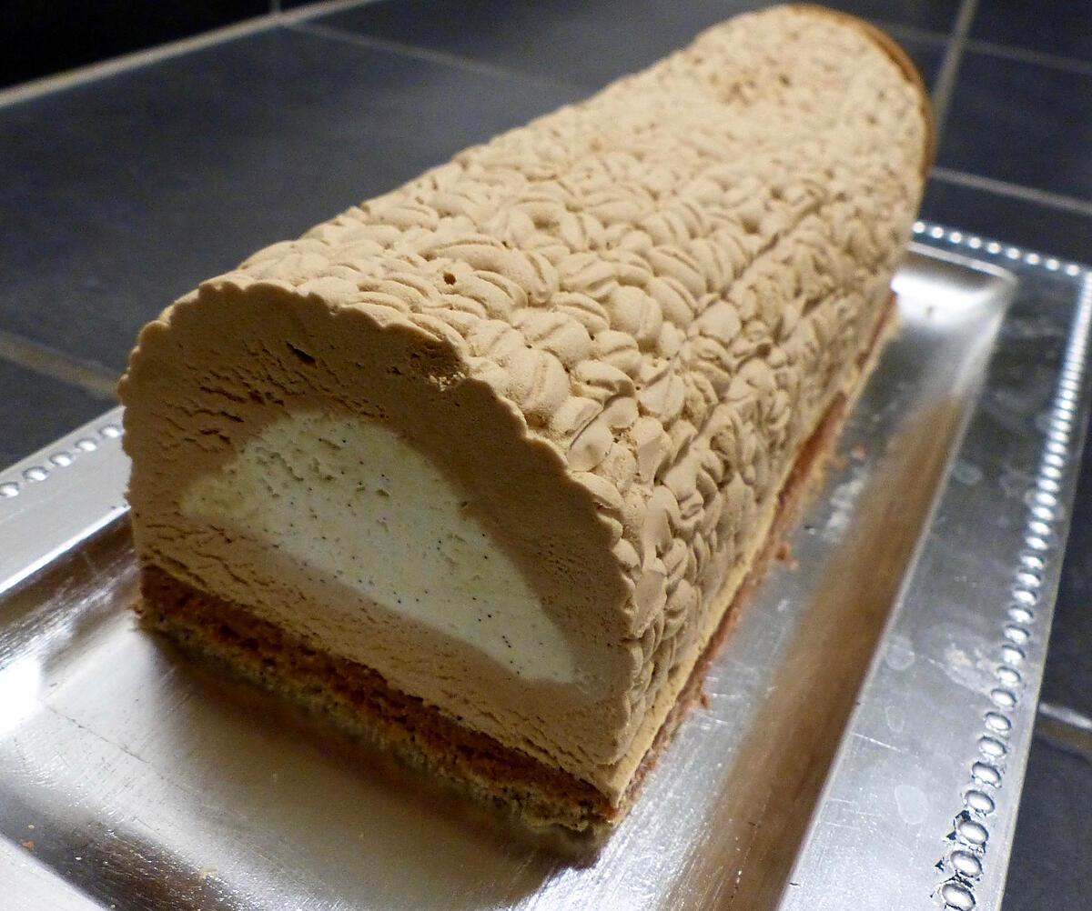 recette Bûche cappuccino