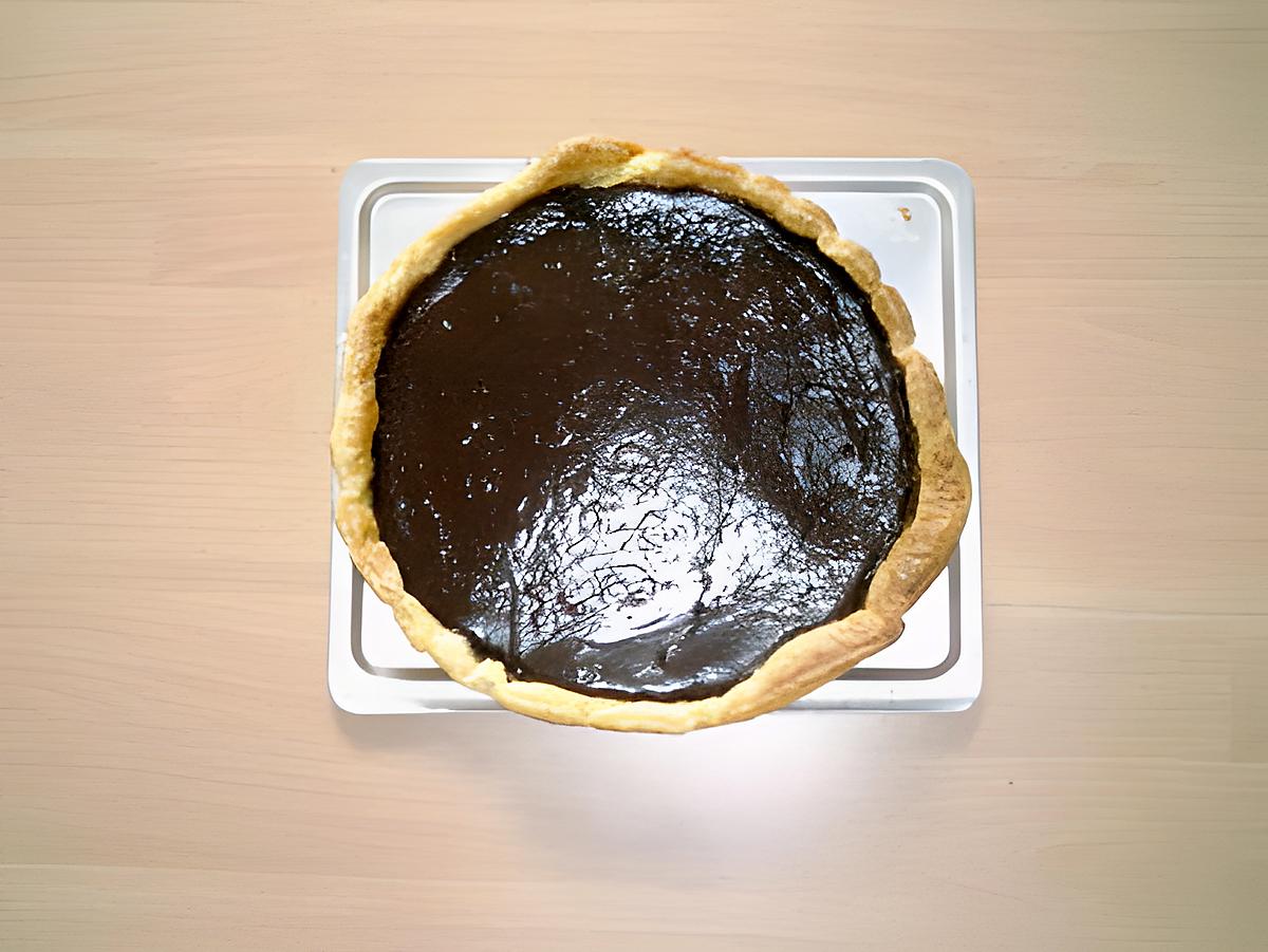 recette Tarte au chocolat noir