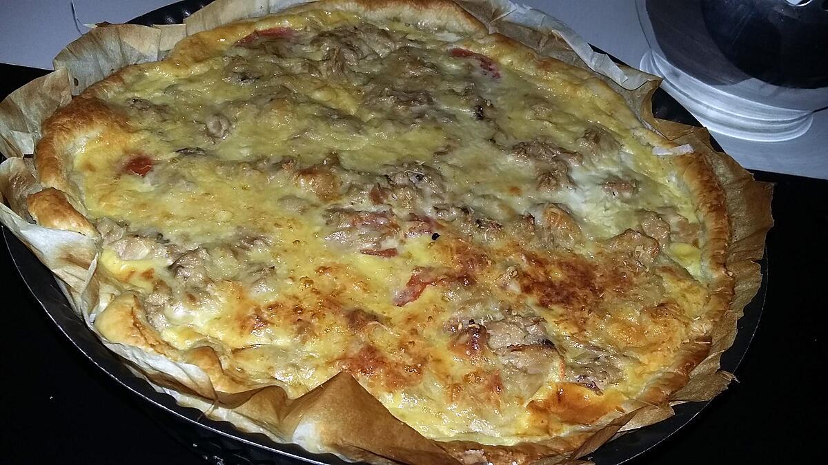 recette Quiche au thon et a la tomate