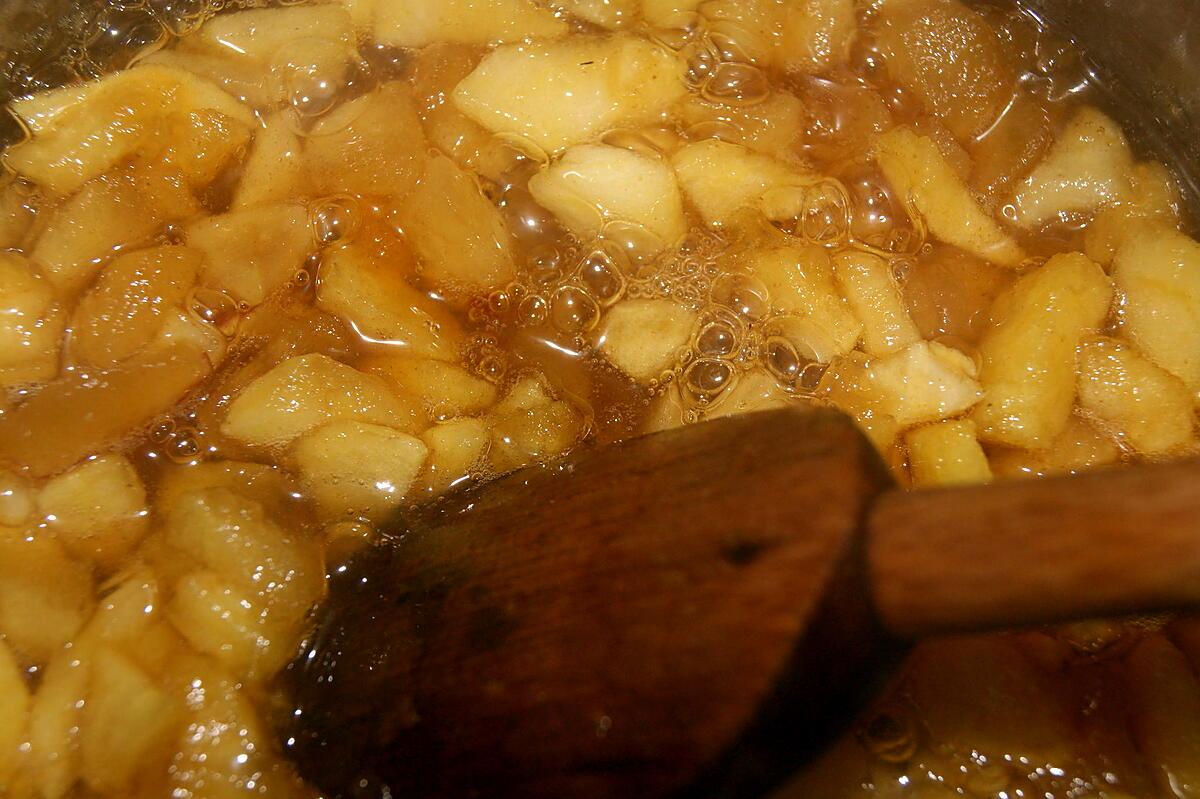 recette Pommes confites aux sirop de clémentines