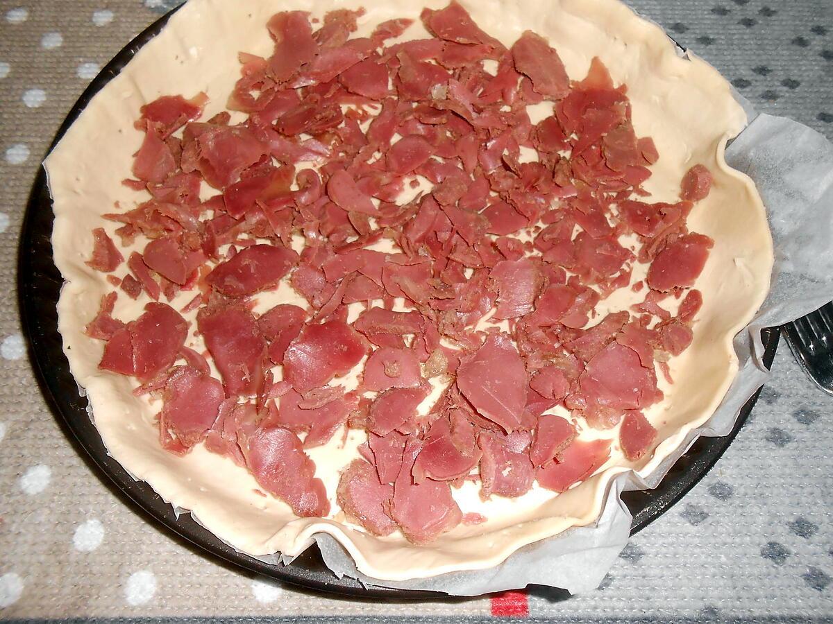 recette QUICHE AUX GESIERS DE CANARD ET AU MORBIER