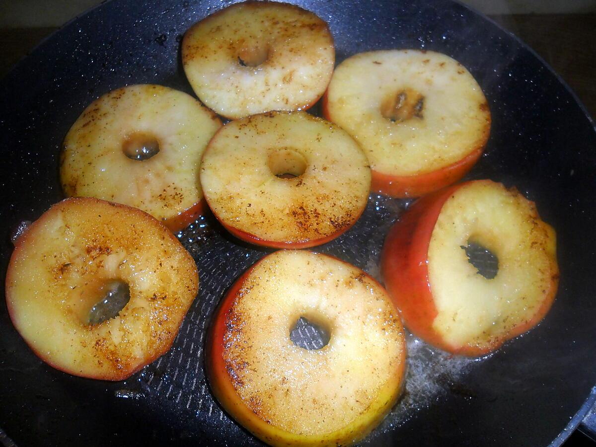 recette fricasée de pommes aux lard