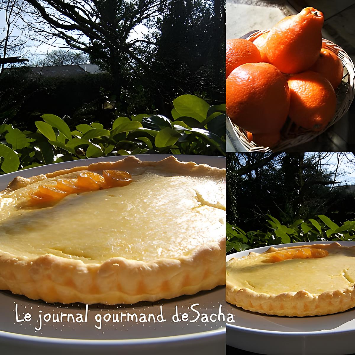 recette Tarte aux oranges