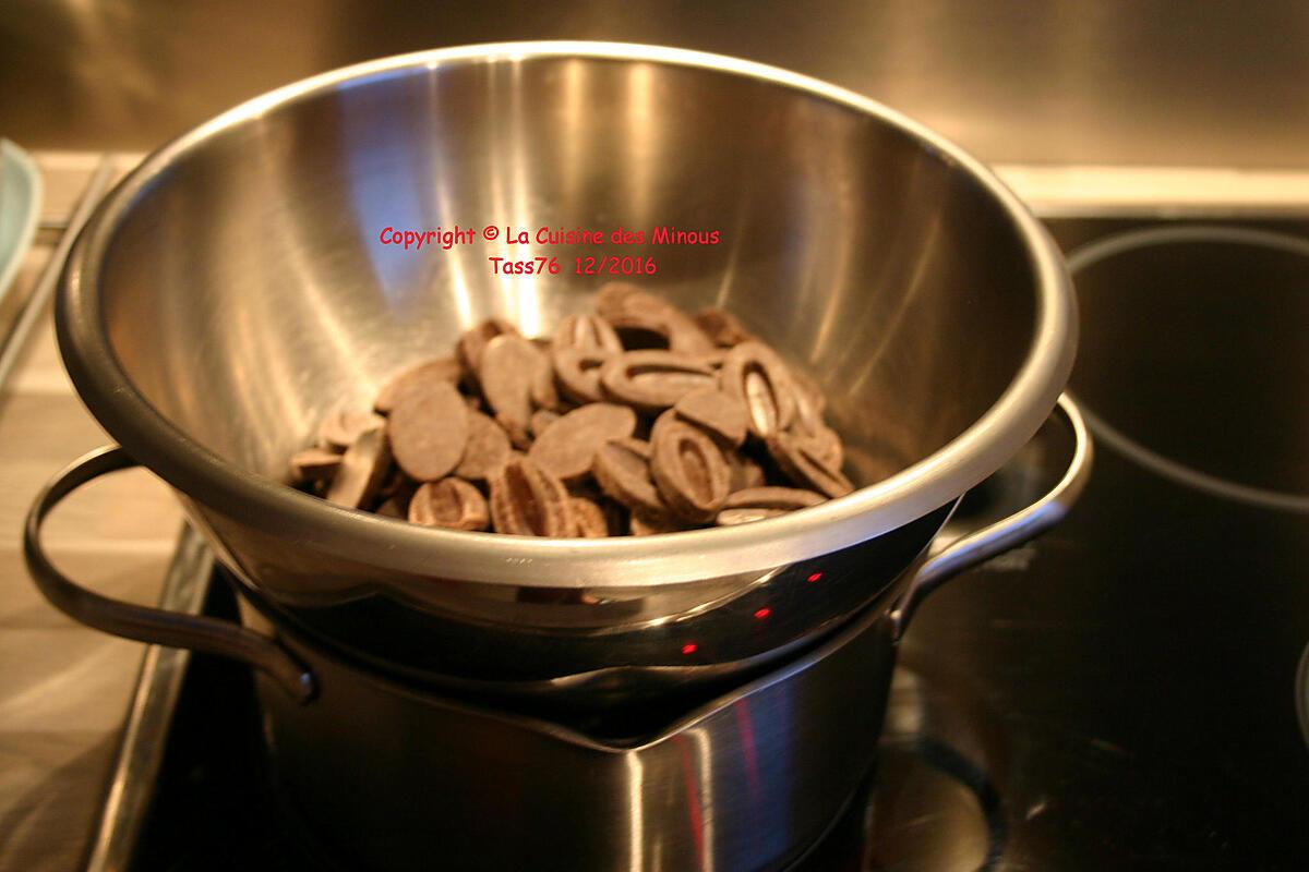 recette Mendiants au Chocolat Noir