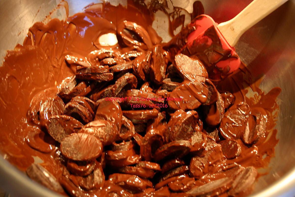 recette Mendiants au Chocolat Noir