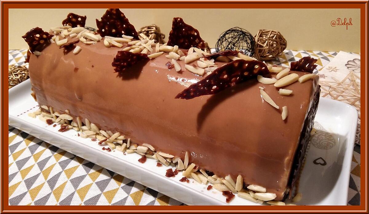 recette Bûche Caramel Poire