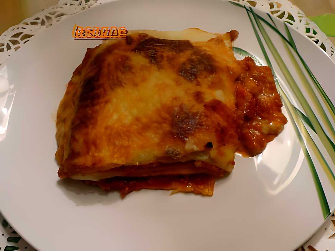 Recette de Lasagne à la bolognaise par melayers