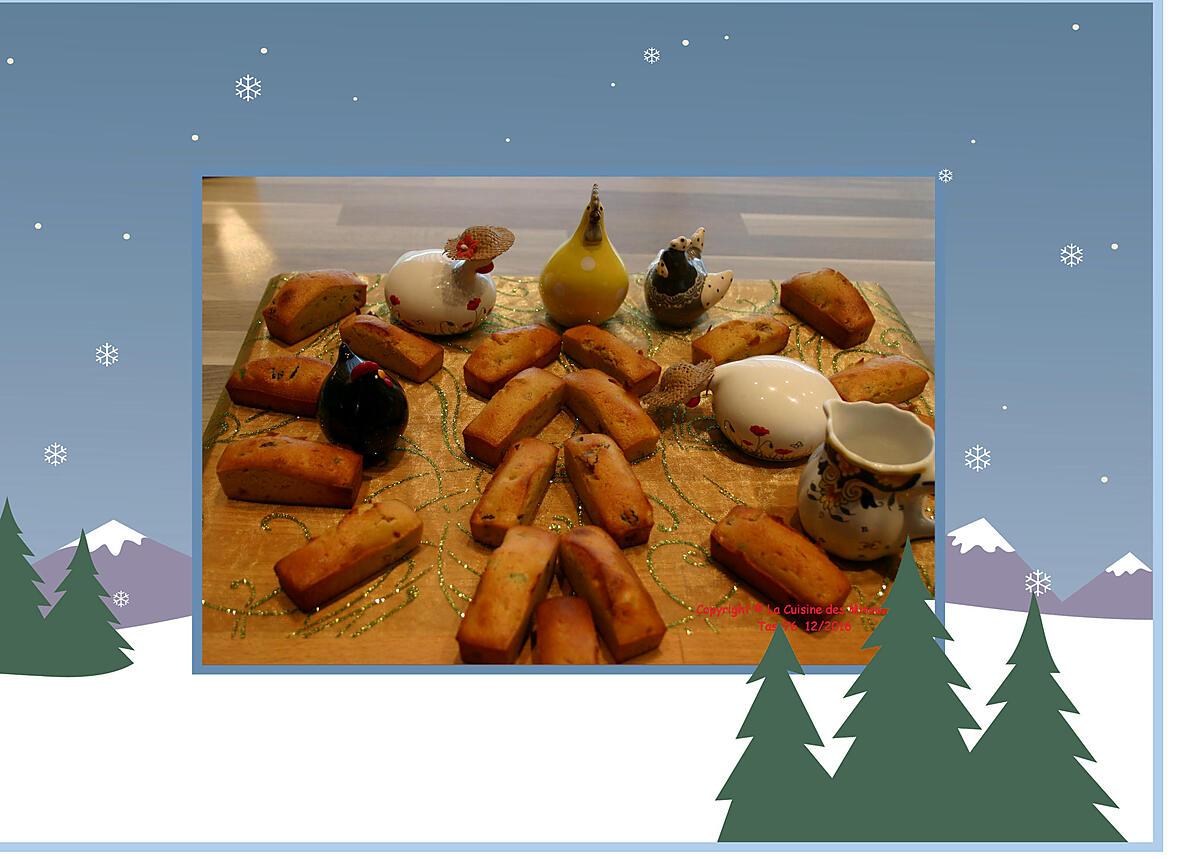 recette Mini Cakes pour le petit déjeuner de Noël