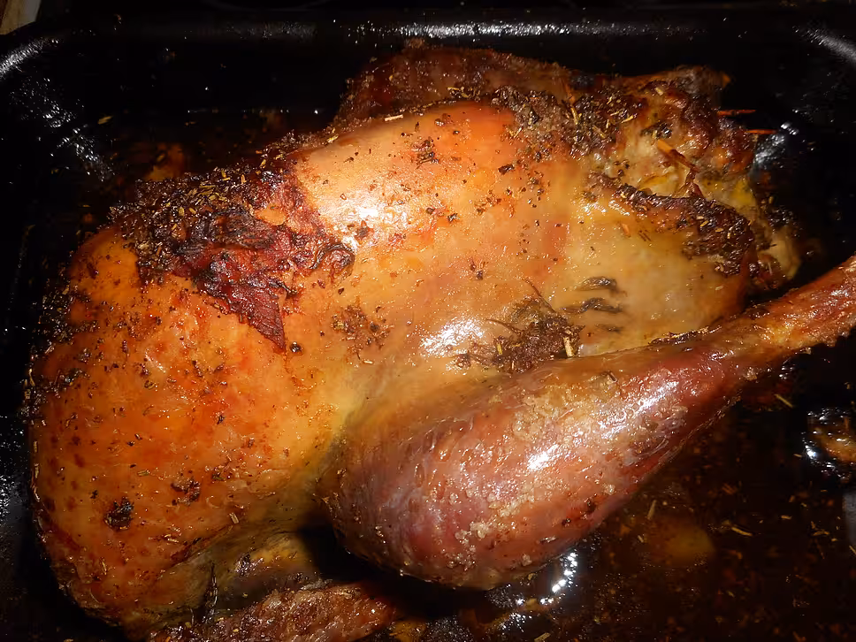recette Chapon de pintade farce au boudin blanc