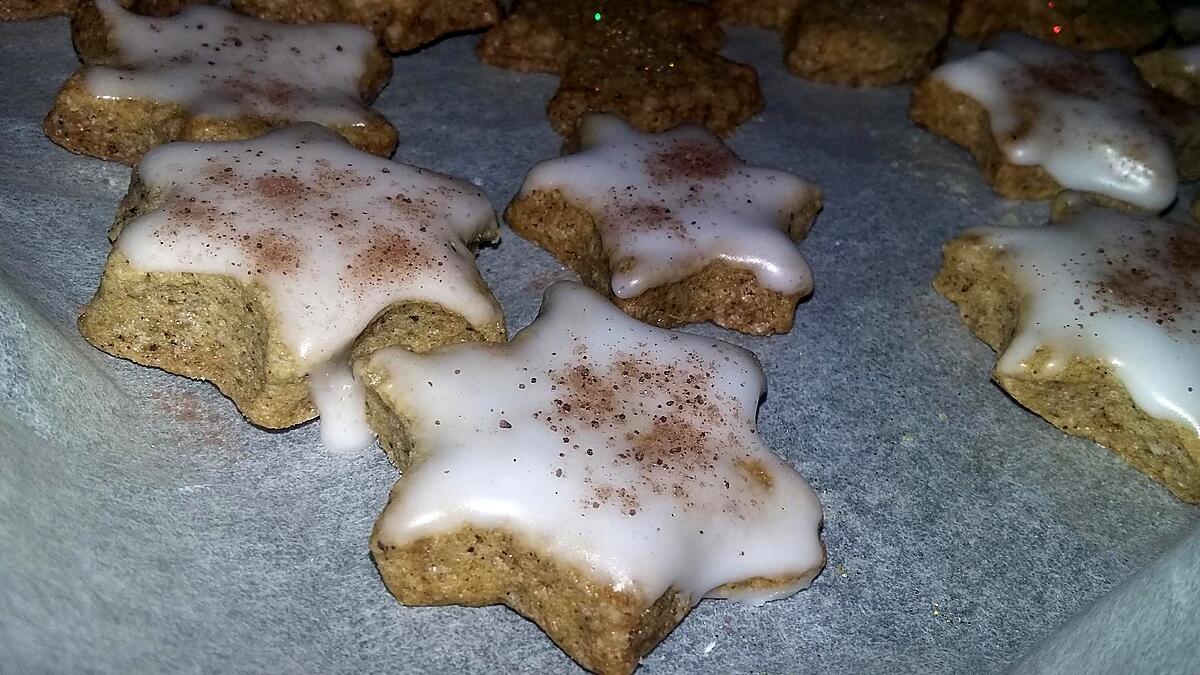 recette Etoiles de Noel aux épices