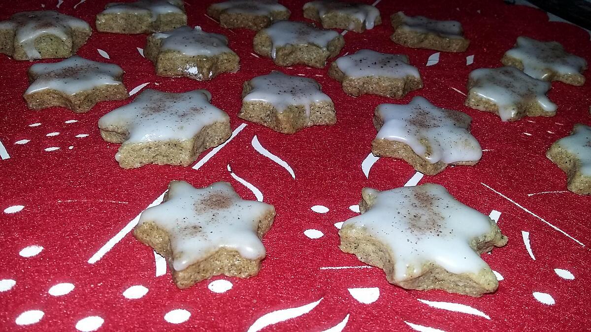 recette Etoiles de Noel aux épices