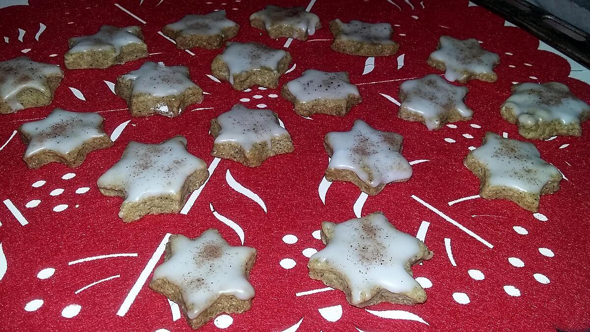 recette Etoiles de Noel aux épices