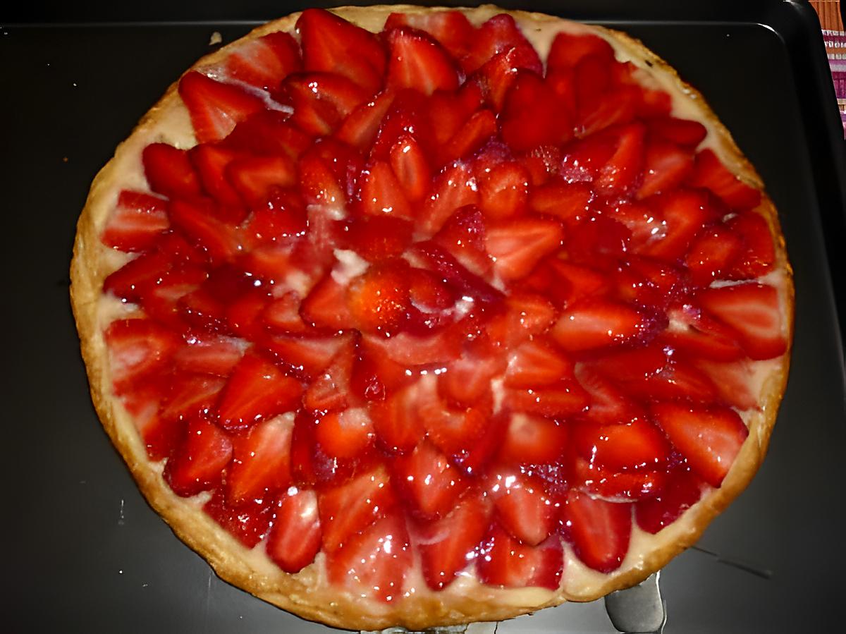 recette tarte aux fraises