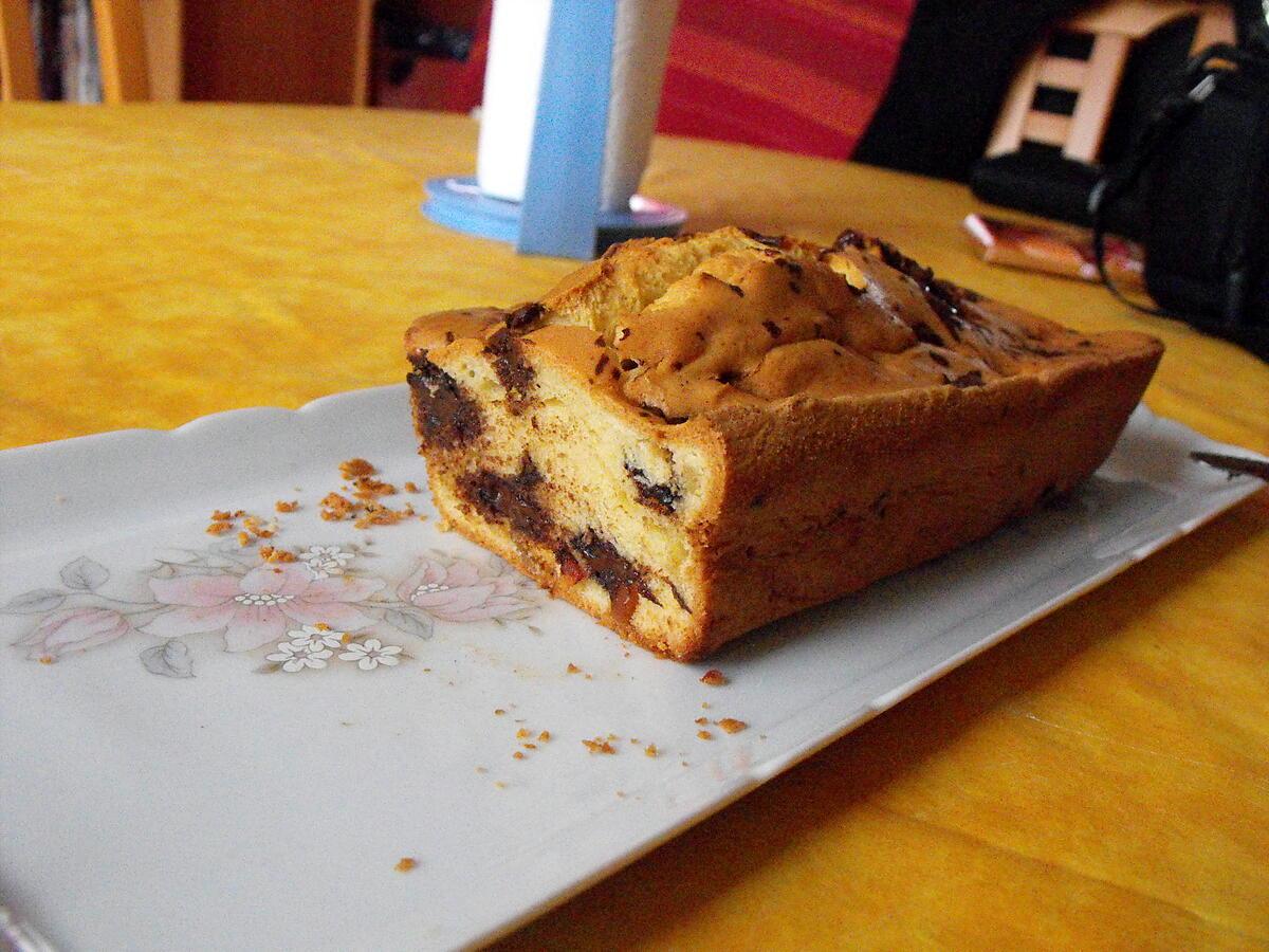 recette CAKE A LA PAPAYE SECHEES ET CHOCOLAT